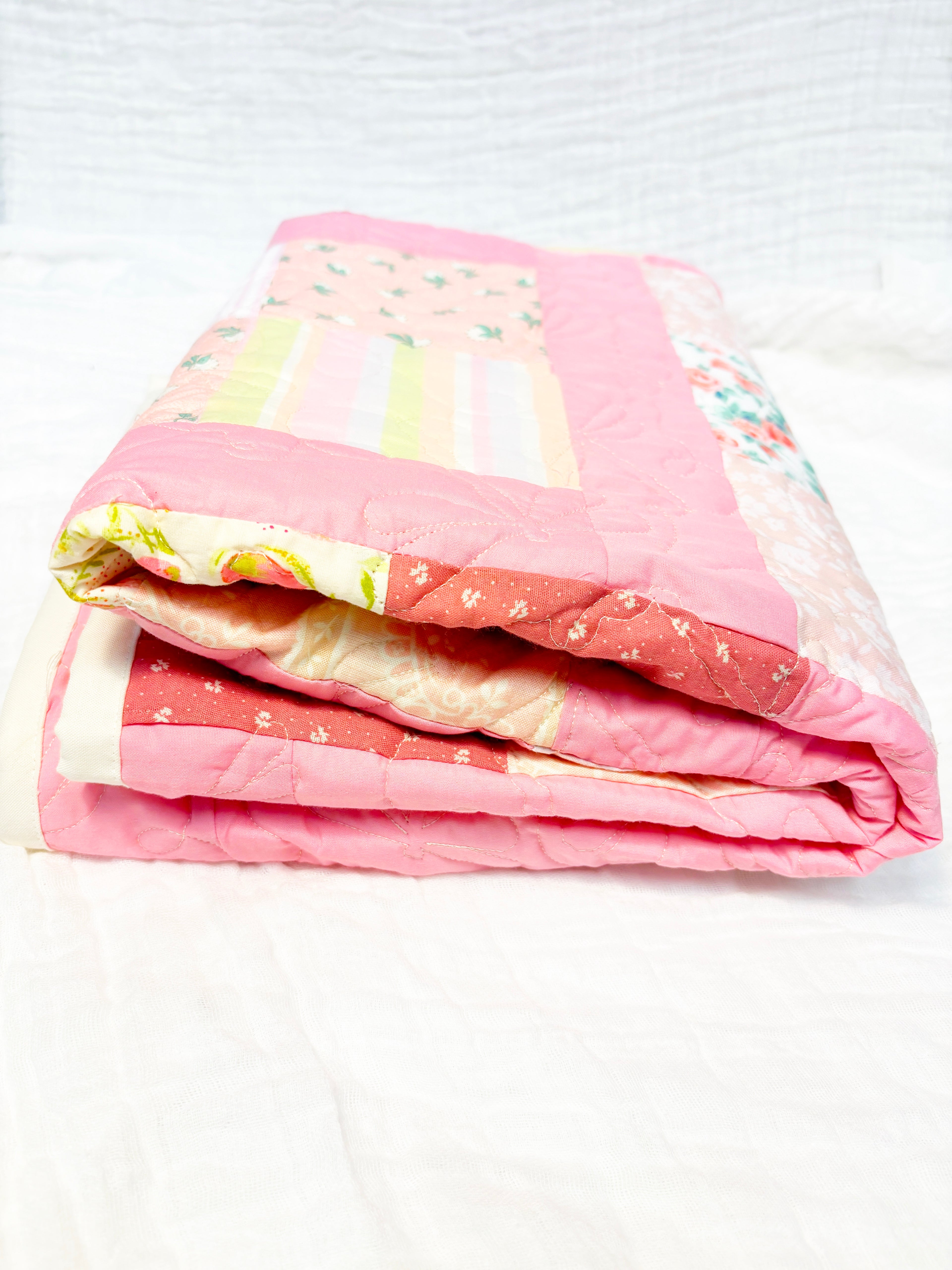 Somber Seas Quilt - Hand sewn