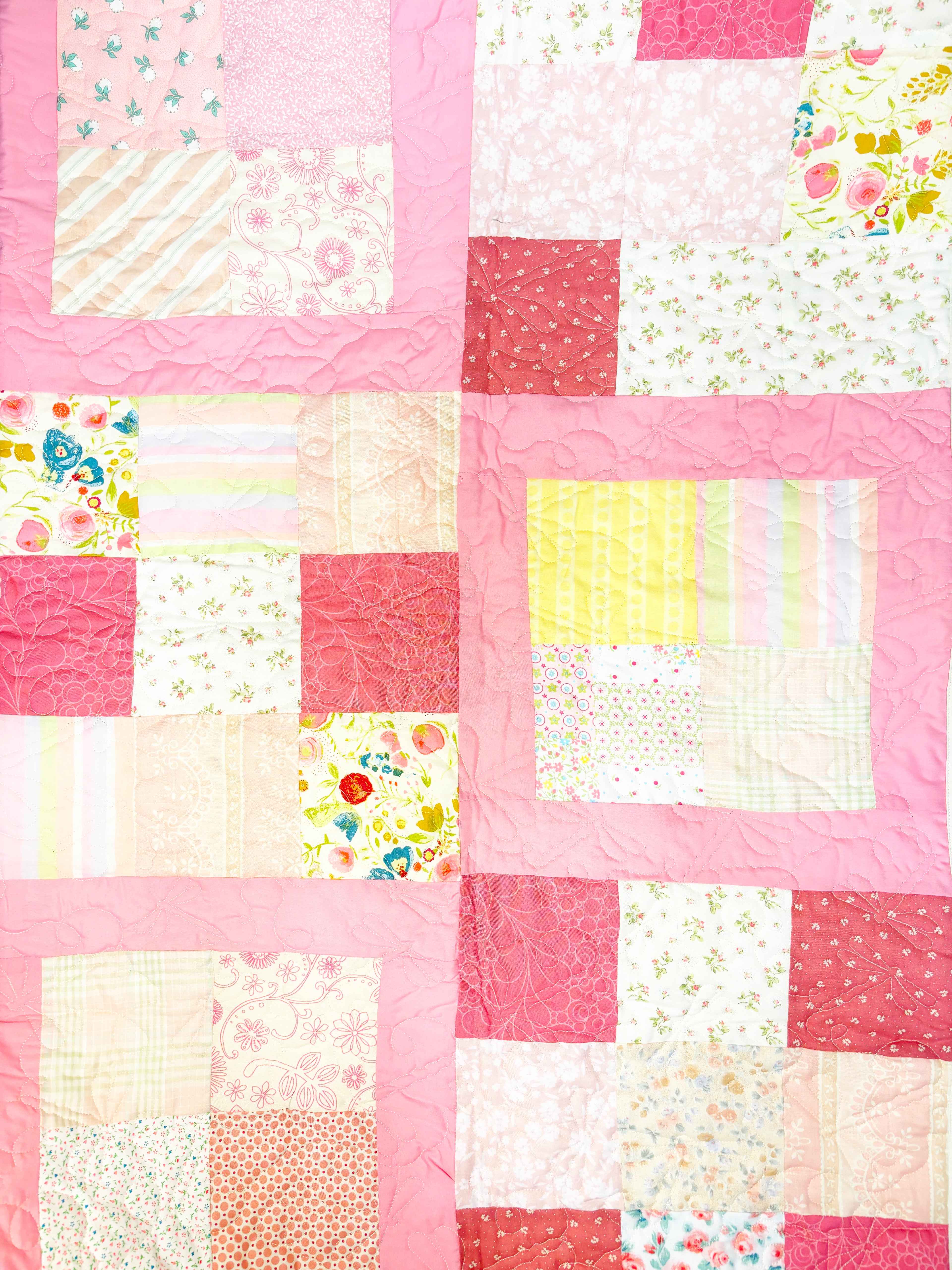 Somber Seas Quilt - Hand sewn