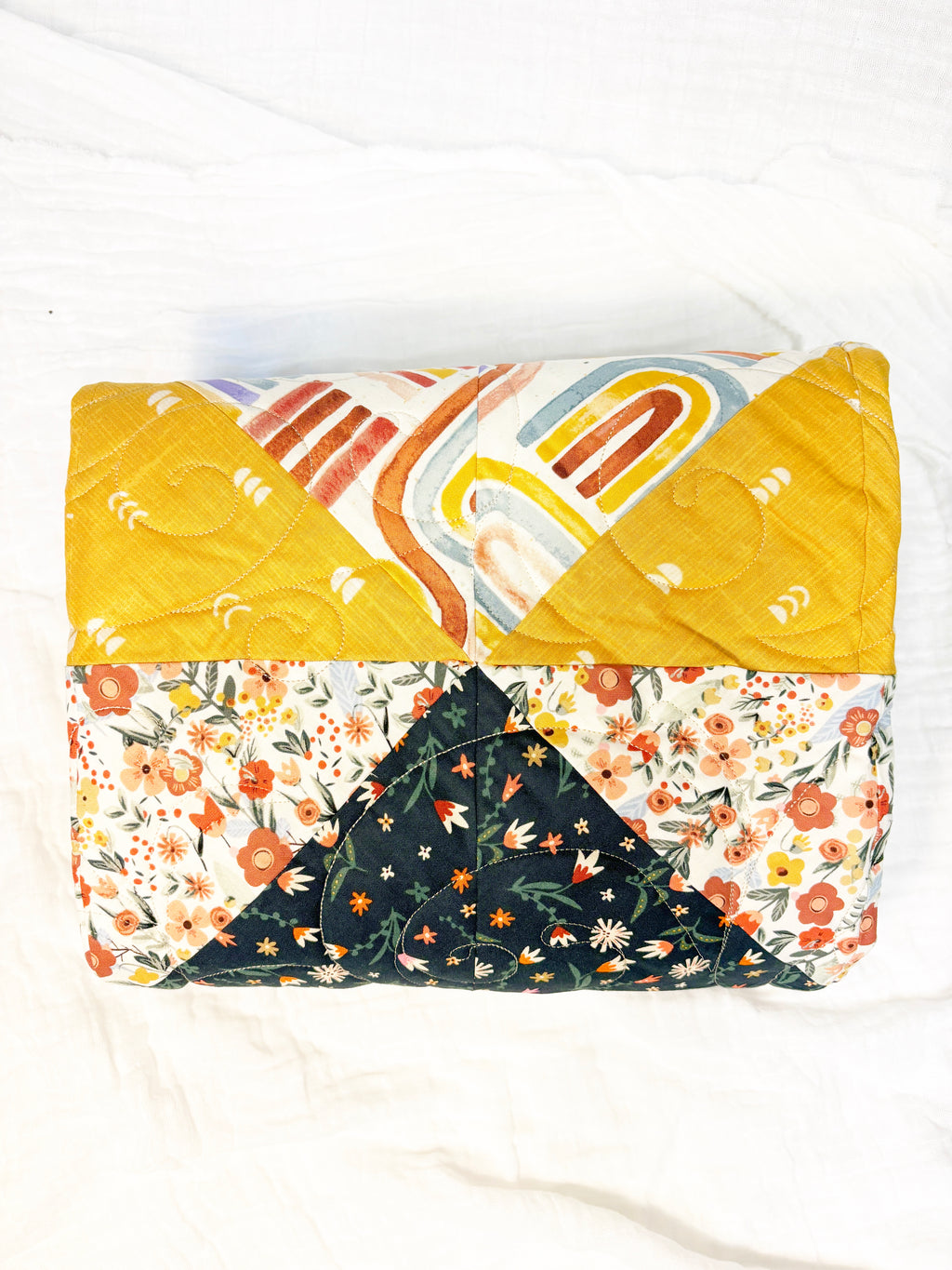 Amazing Animals Quilt - Hand sewn