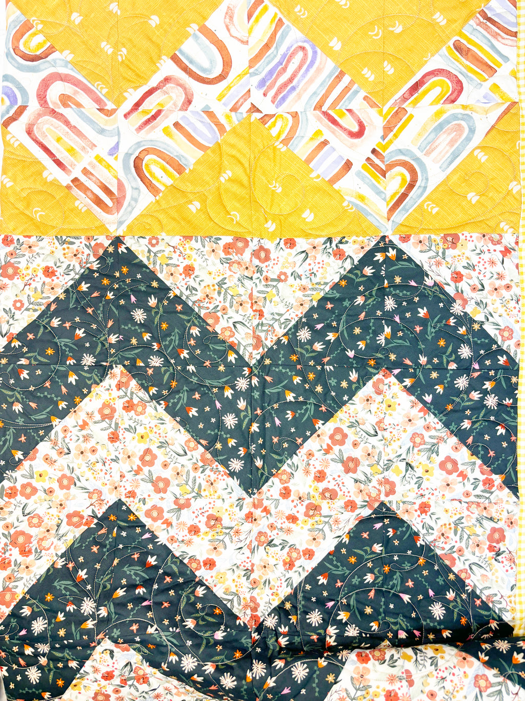 Amazing Animals Quilt - Hand sewn