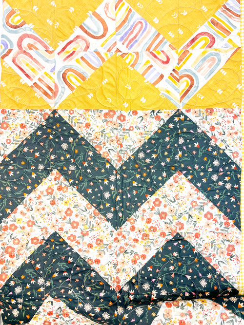 Amazing Animals Quilt - Hand sewn