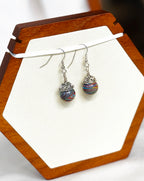 EnJen – Blue Sky Jasper Drop Earrings on Sterling Silver Wire